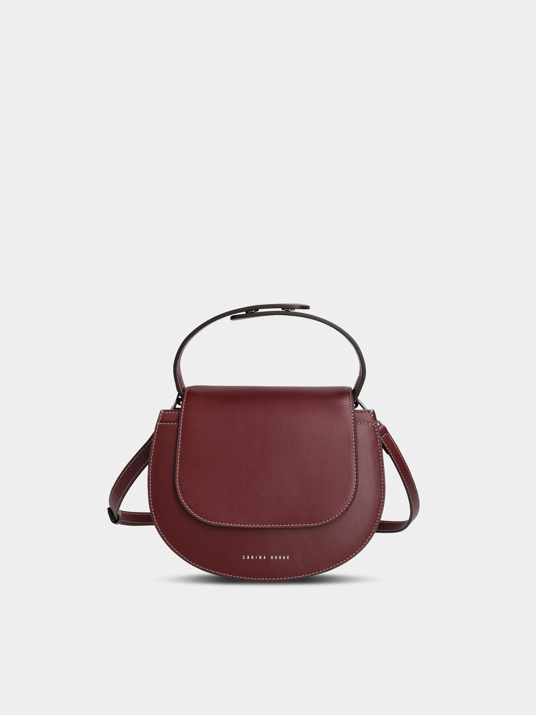 Claire in cranberry