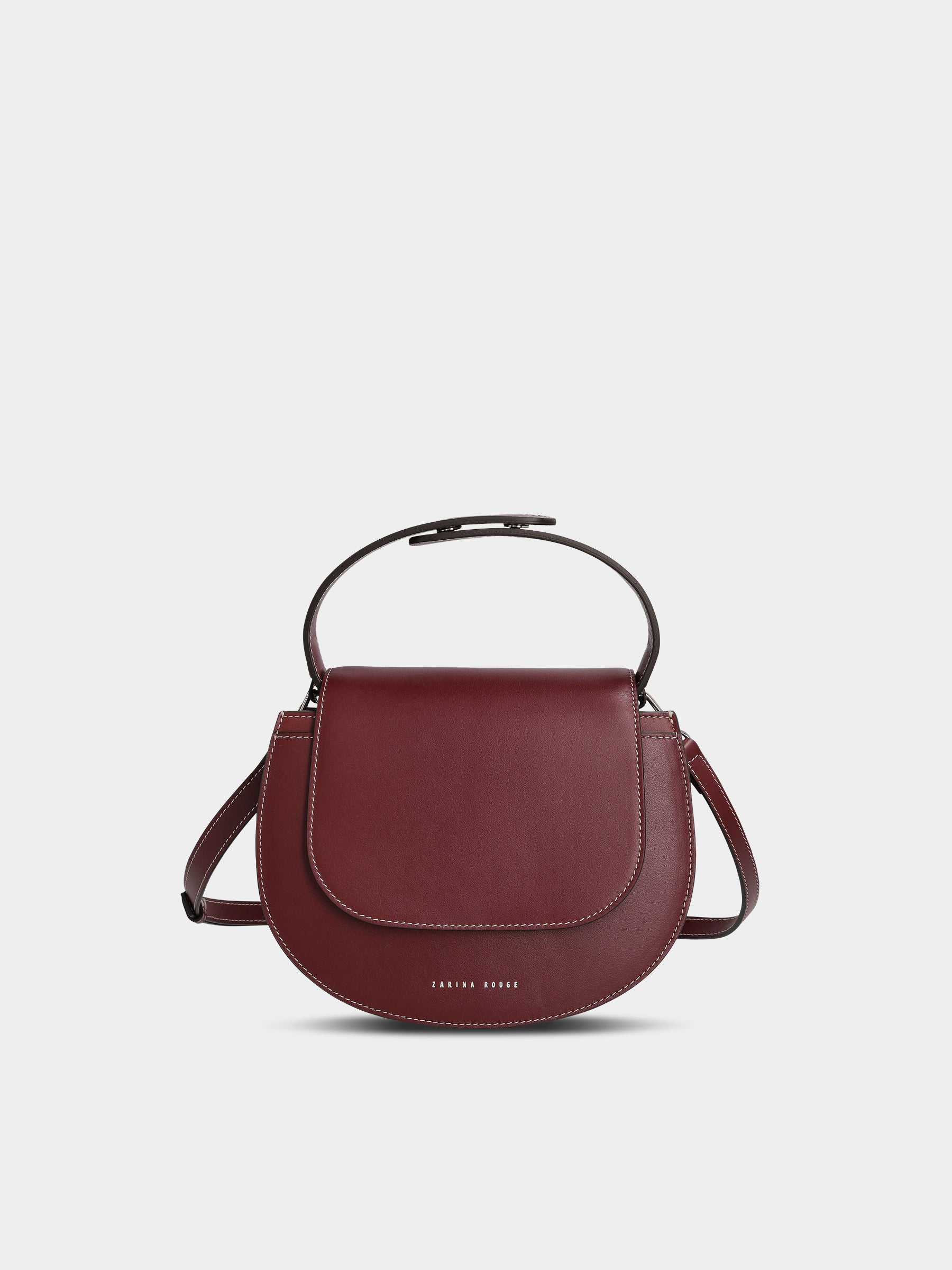 Claire in cranberry
